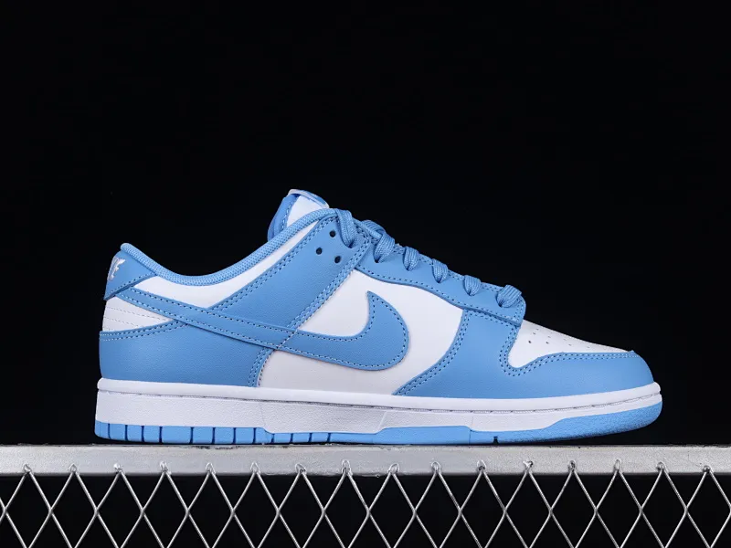 All categories Nk SB Dunk series Nk SB Dunk Low low-top sneakers M version pure original Nk Dunk Low "University Blue" white blue North Carolina white blue Dunk series low-top casual sports skateboard shoes DD1391-102